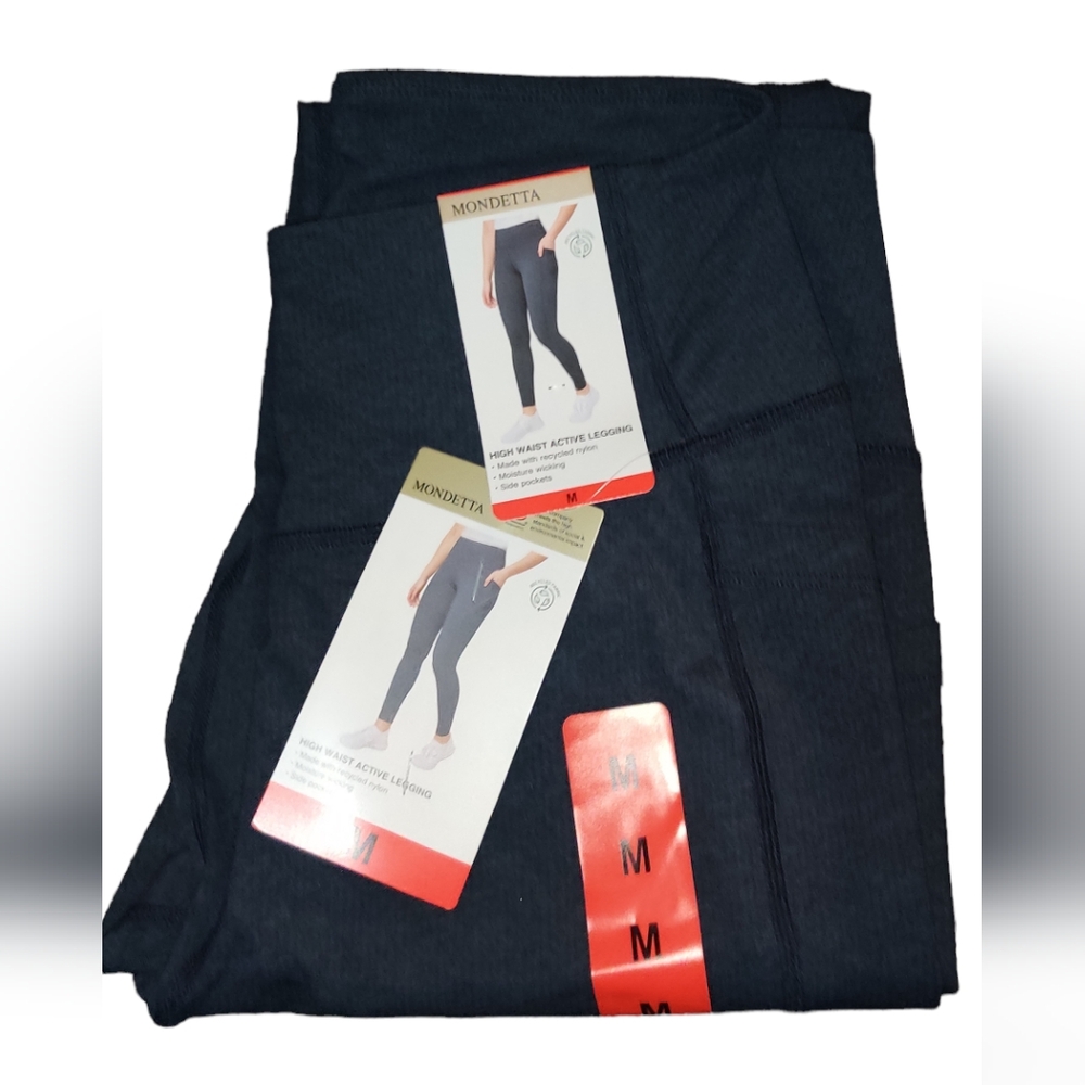 mondetta high waist active leggings size Medium
